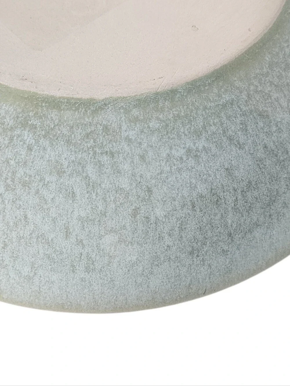 Barcela Portugal Reactive Glaze Pottery Pasta Serving Bowl Celadon Green BA73
